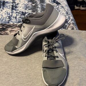 Nike Charcoal and White Sport Sneakers